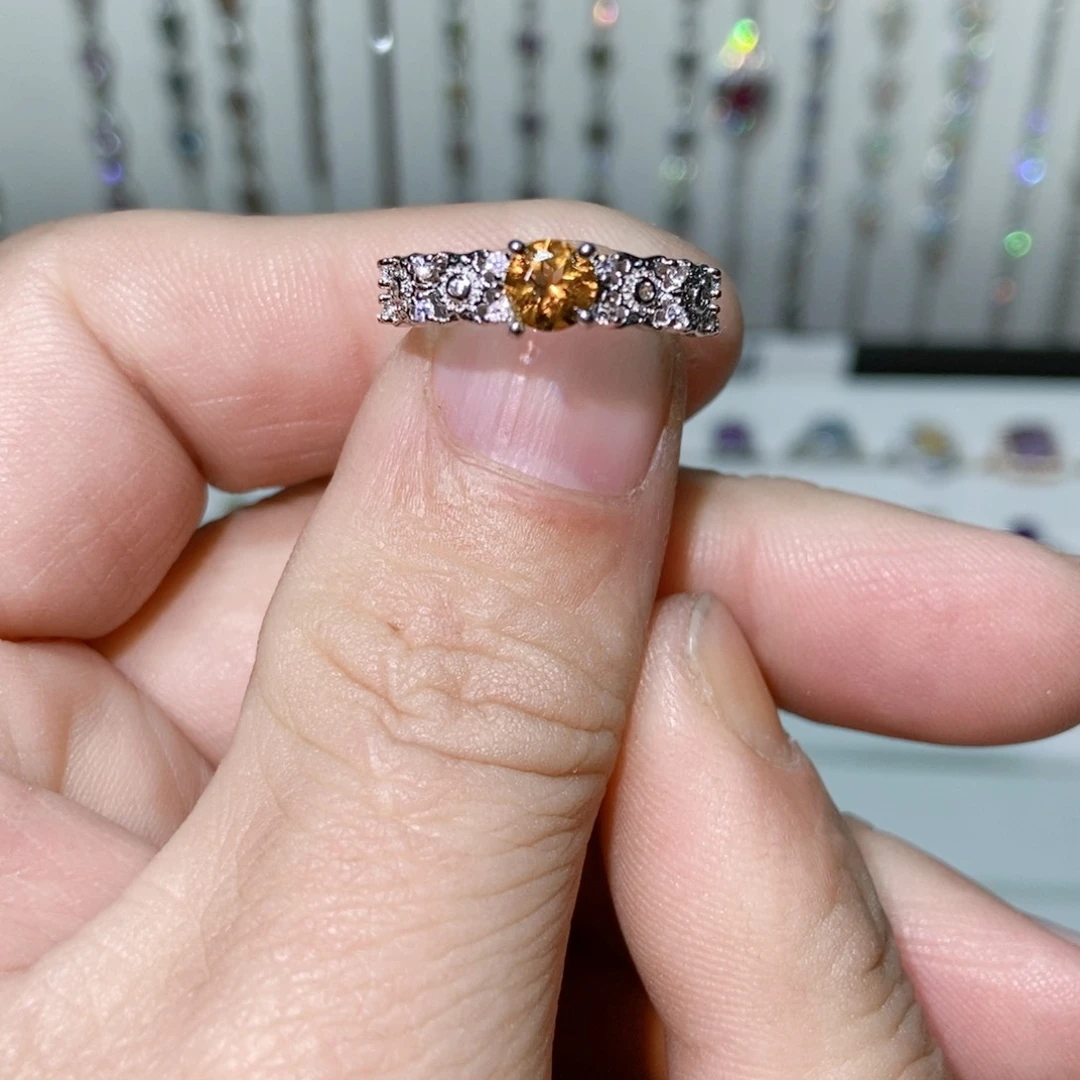 紫晶珠宝半成品银S925镶嵌