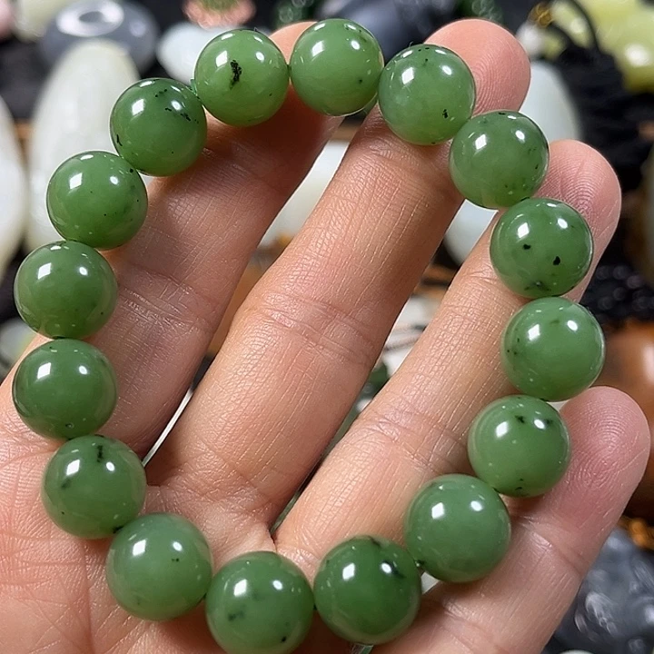 和田玉（碧玉）未镶嵌手串