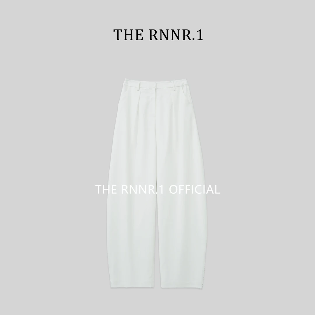 THE RNNR.1秋冬必备！ 帅气 白色 镰刀西装裤