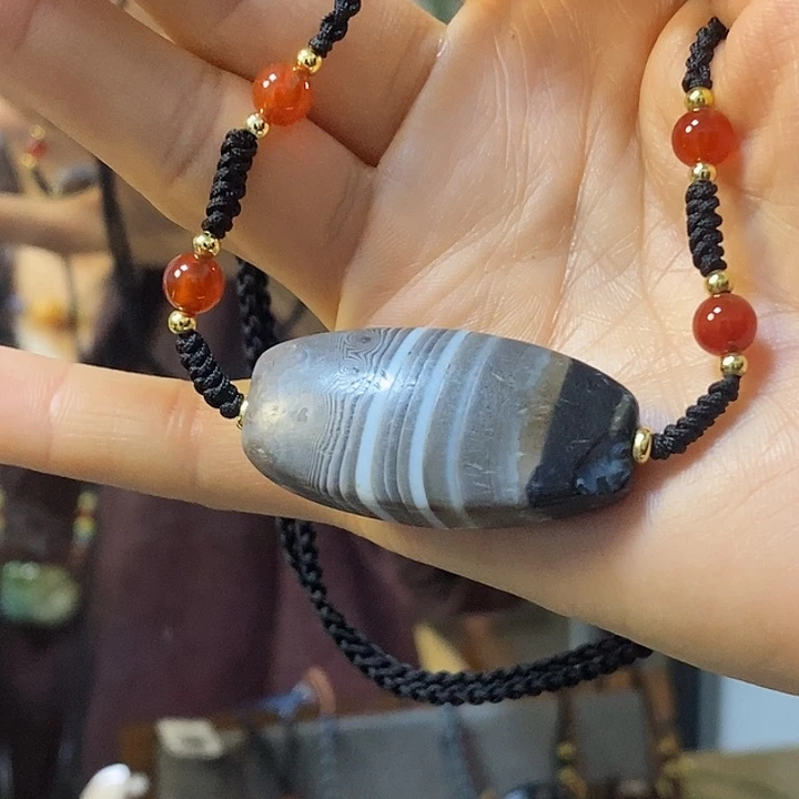 铁合金石英石手链项链