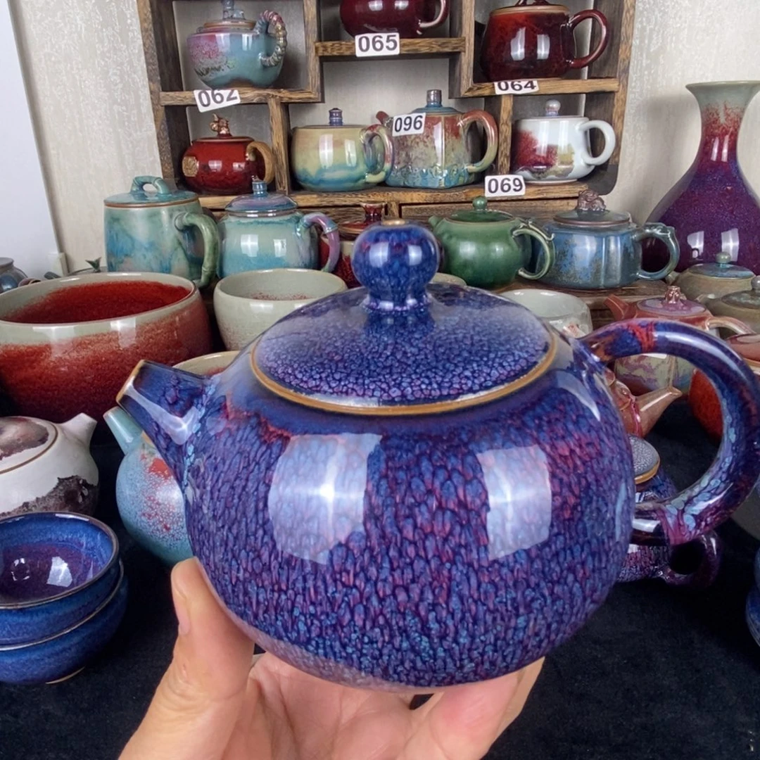 用***1中国神后钧瓷茶具处理