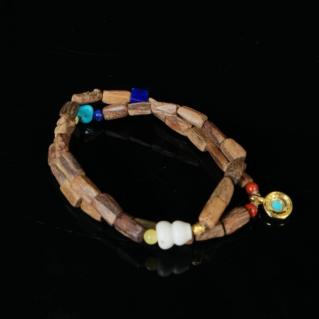 A5862 越南广义沉香土沉diy手链  18k /  6.56g