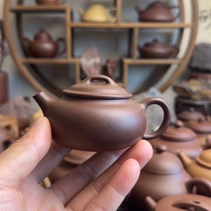 茶壶紫砂汤婆壶100cc台西嫩底槽清