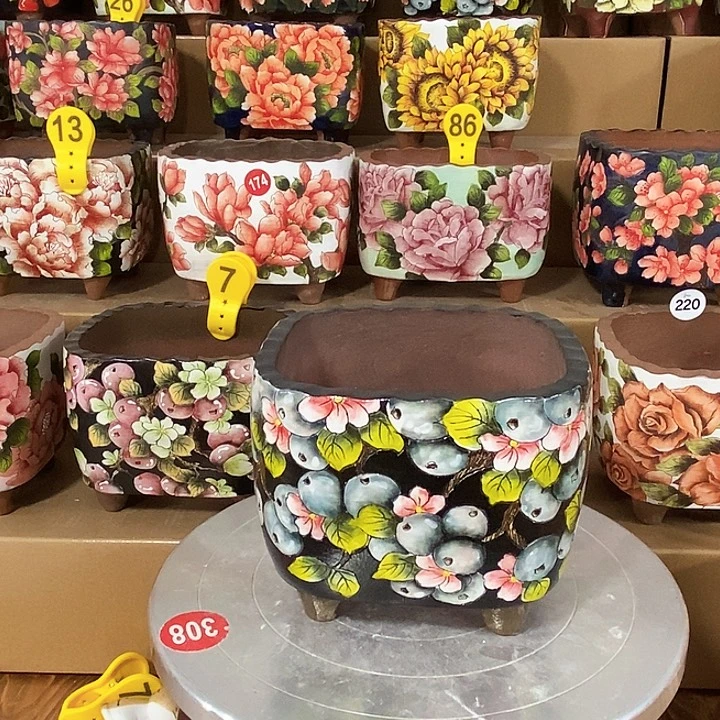 景德镇精品博采美盆12.5/11.5