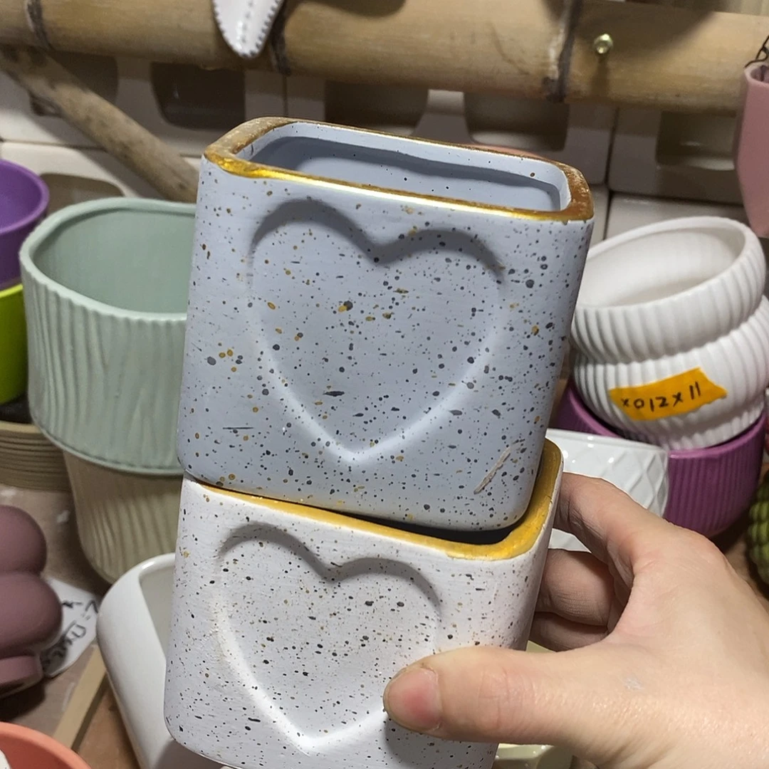 杯子陶陶盆有孔 瑕疵介意勿拍