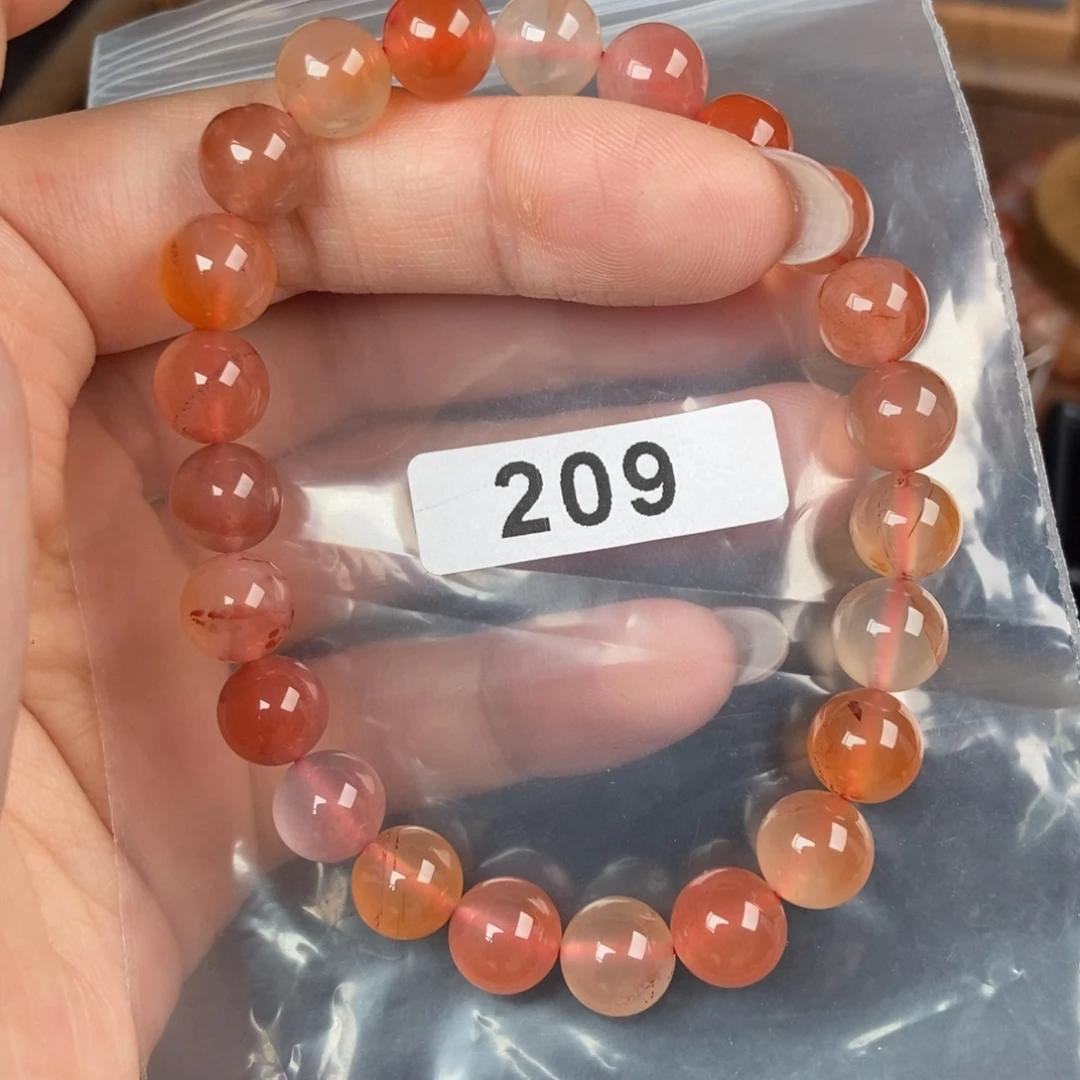 南红玛瑙未镶嵌手链卡8.9