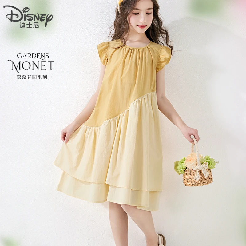 女童连衣裙夏季纯棉儿童裙子2025新款夏装中大童洋气薄款公主裙