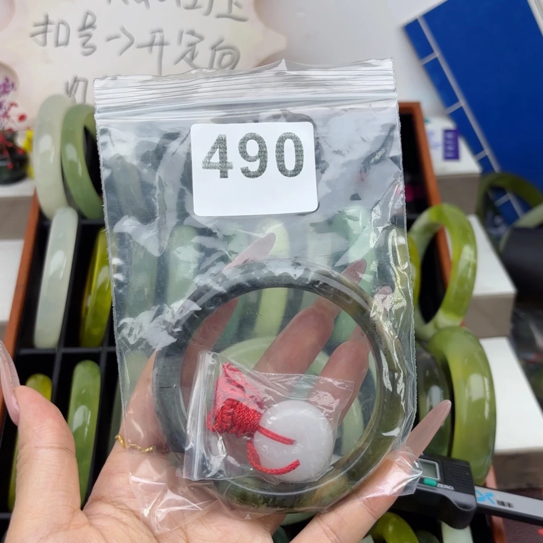 未镶嵌蛇纹石玉手镯西*