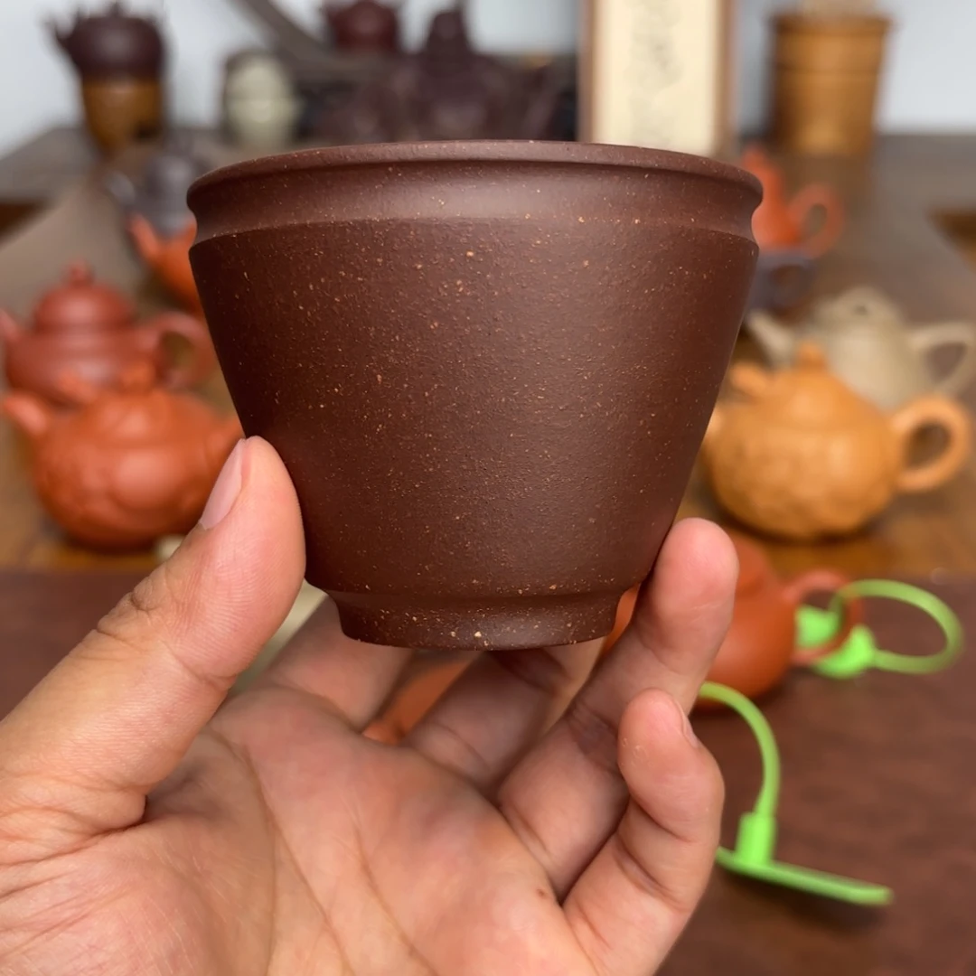 茶壶紫砂紫泥主人杯