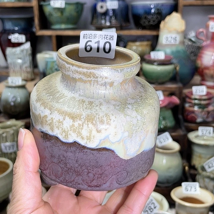 红陶内口径6高度9