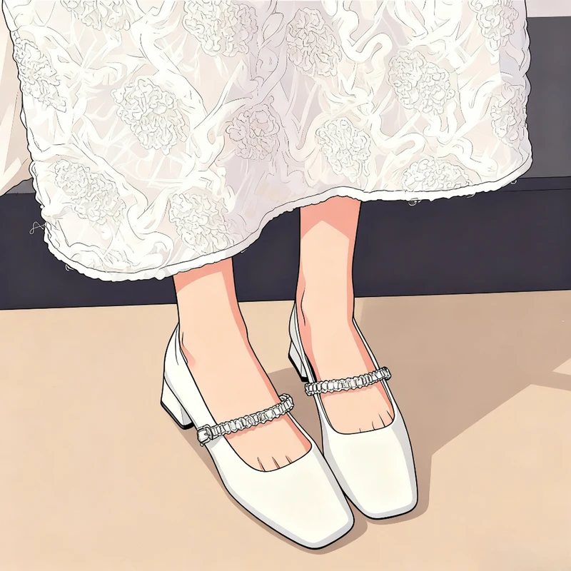 【Y00-Y99】直播编码下单断码高货玛丽珍乐福单鞋(偶有微瑕)