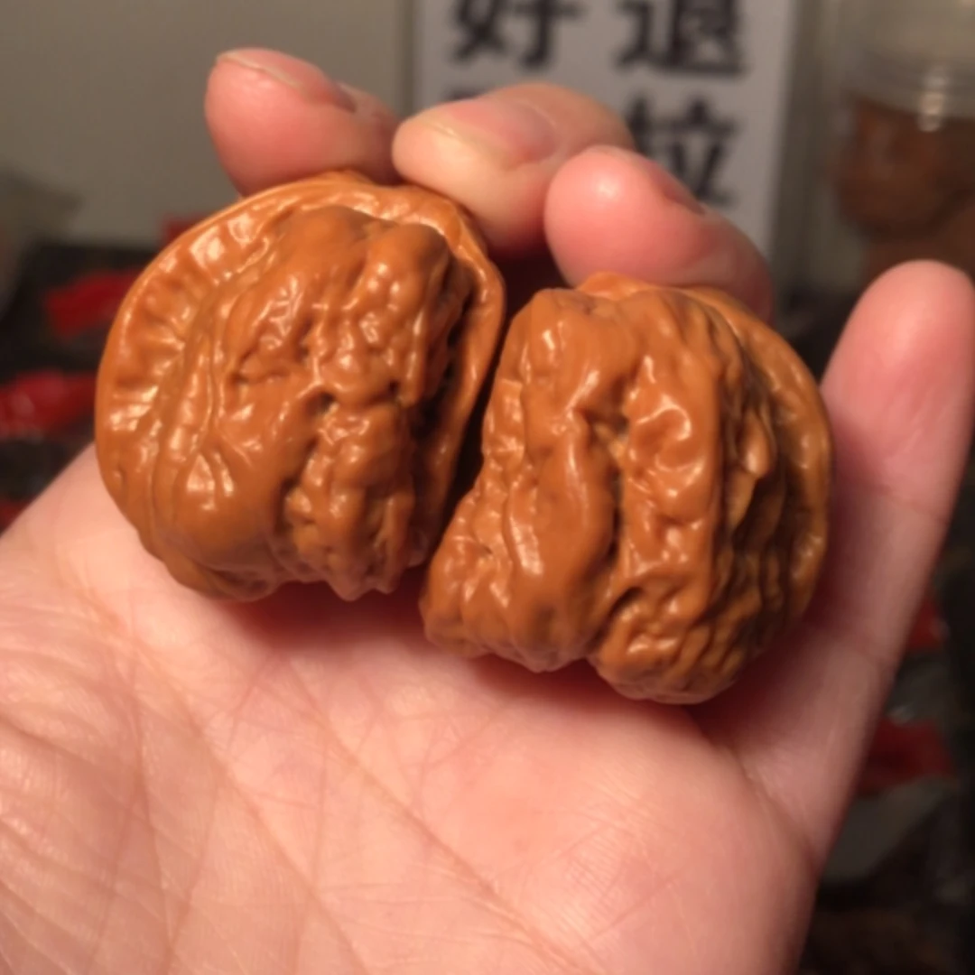 【闪购商品】文玩核桃把件蛤蟆头半壁江山