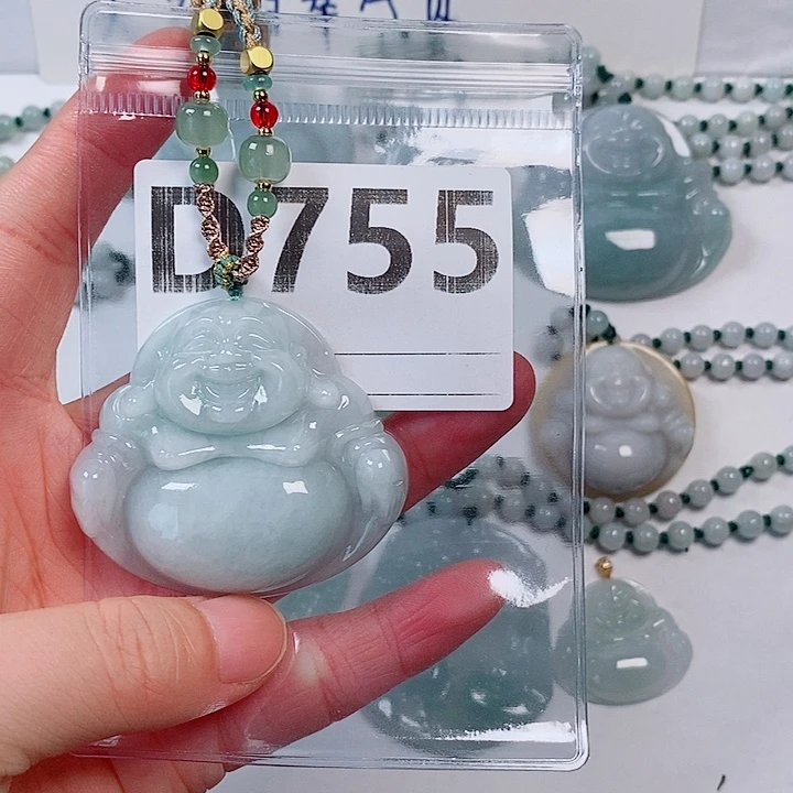 翡翠未镶嵌颈饰天然