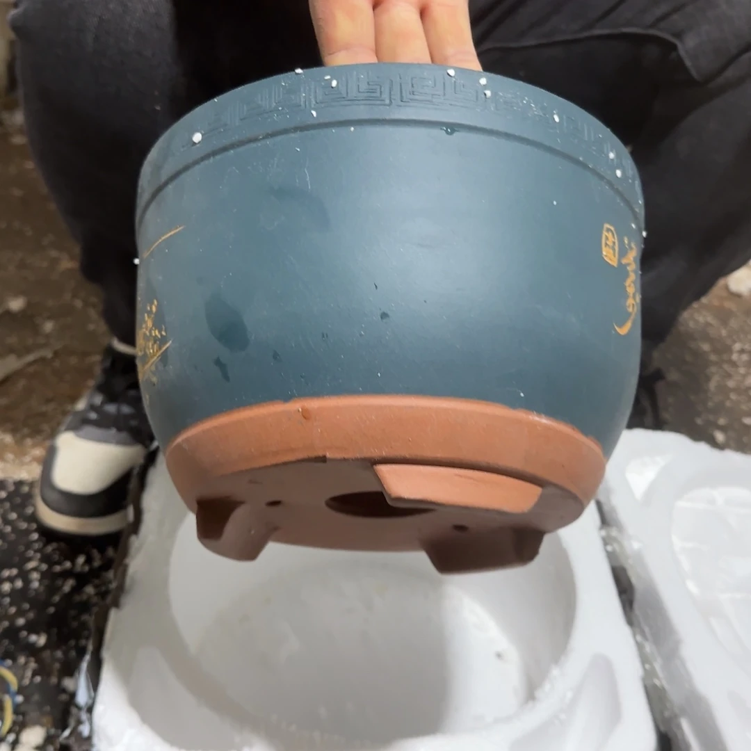 紫砂花盆口径20.15口径