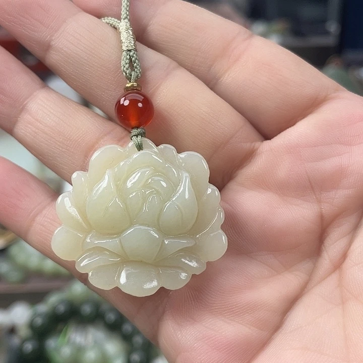 和田玉未镶嵌吊坠(不含链)