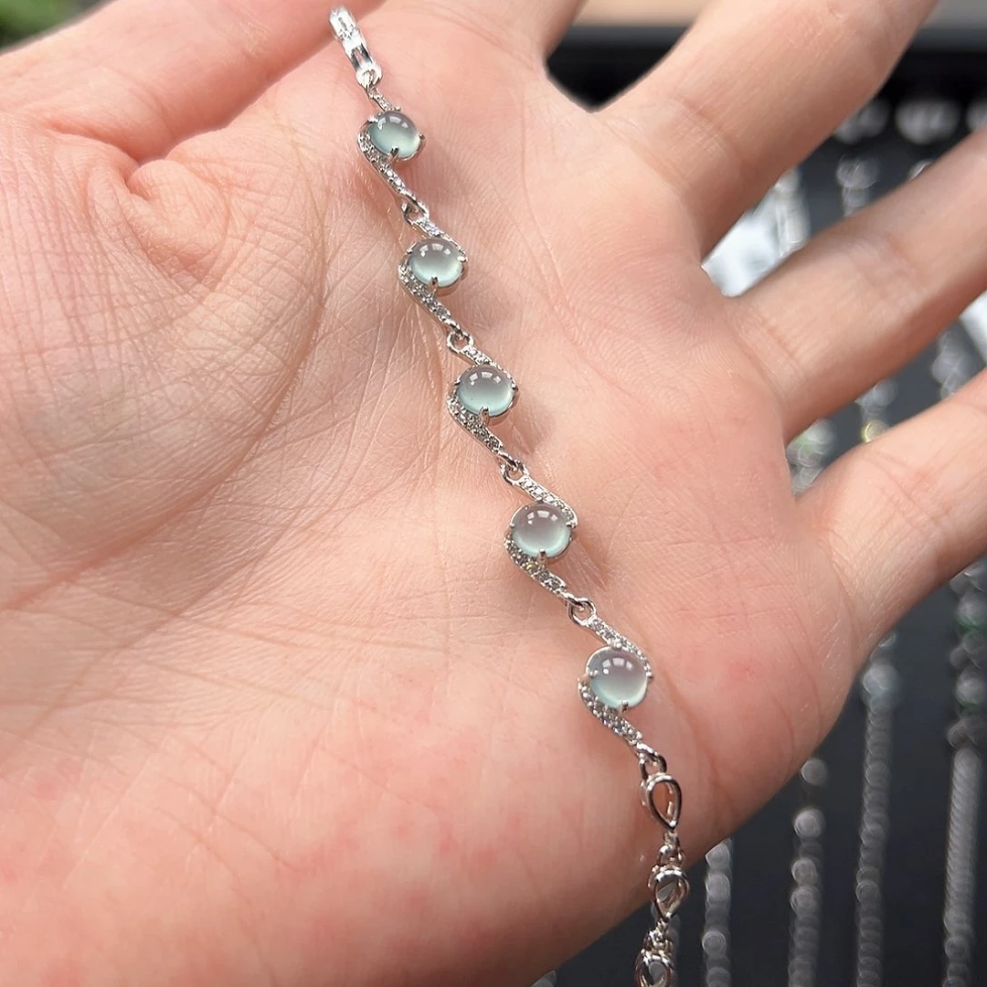 翡翠手链未镶嵌落*8888