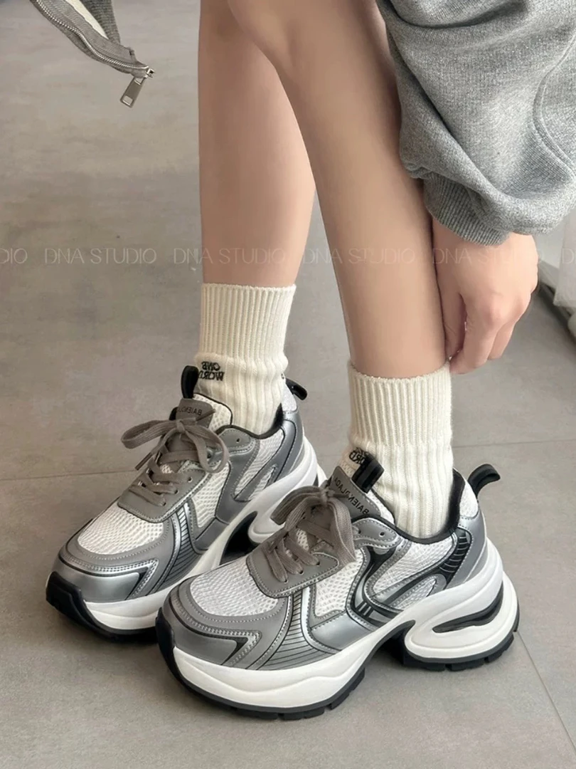 高货 牛皮休闲老爹鞋 收到惊喜 4015