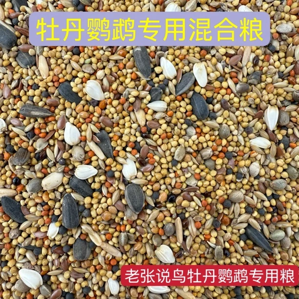 老张说鸟牡丹鹦鹉专用精品鸟粮 专鸟专用 十合一混合粮 鹦鹉鸟粮