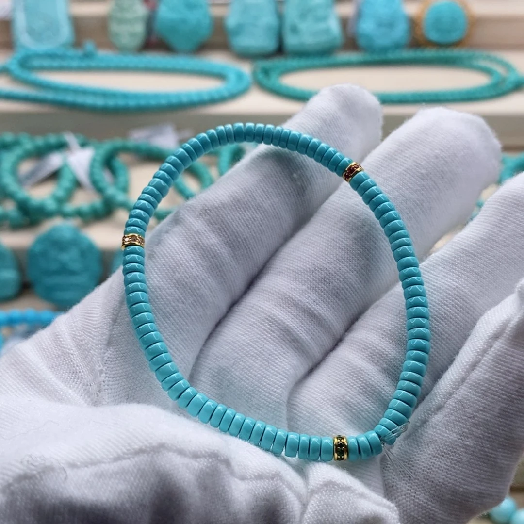 绿松石珠宝奇石未镶嵌