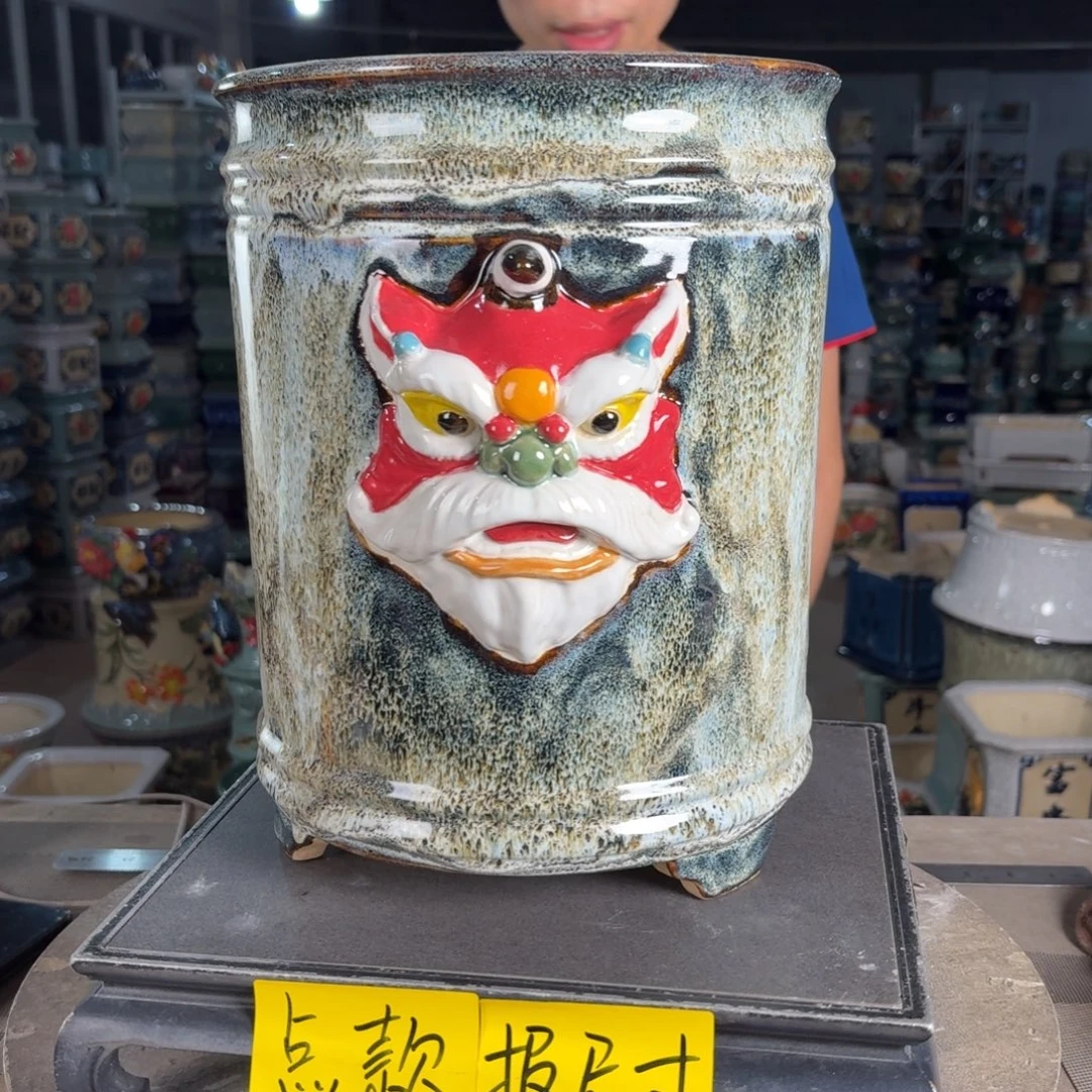 一风堂石湾花盆 内20*27