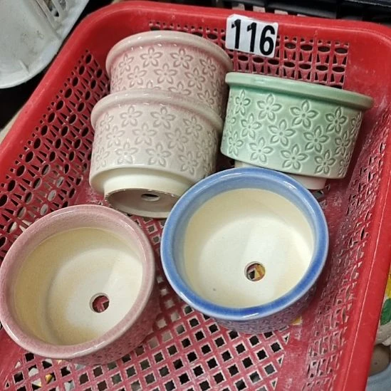 微瑕陶瓷盆12包邮