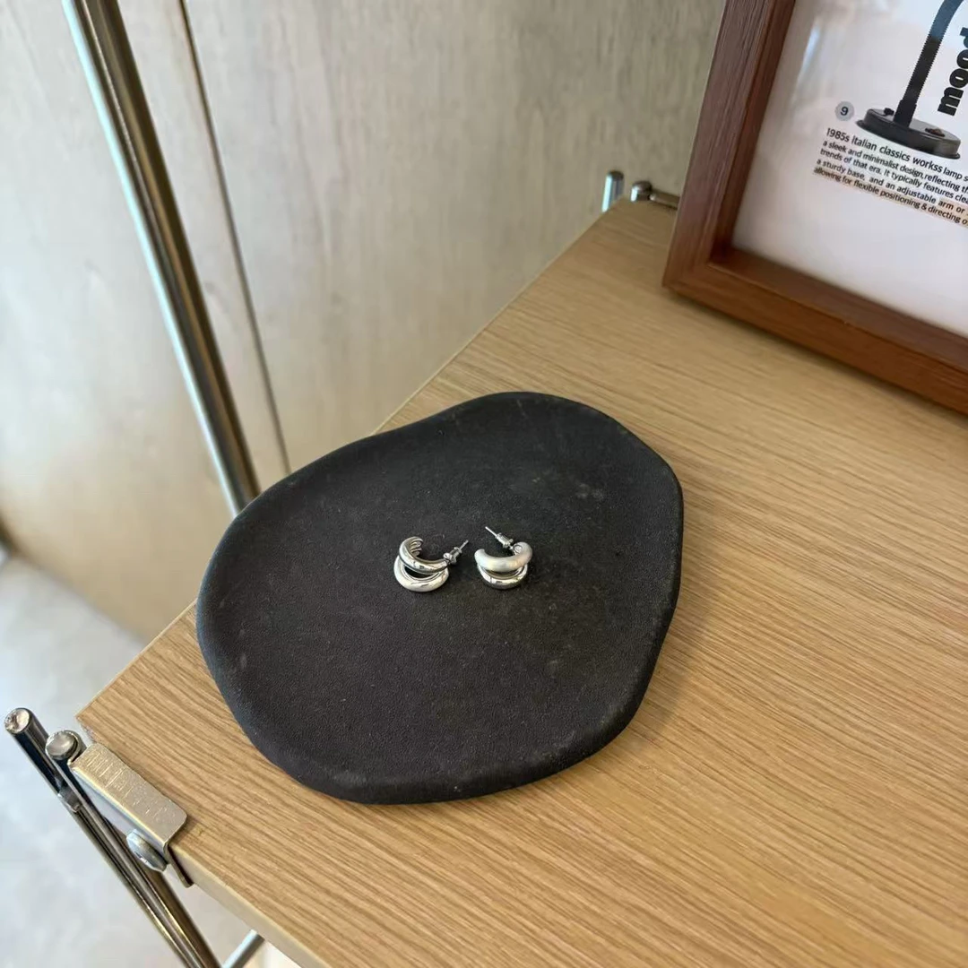 合金耳饰 月半弯百搭耳钉