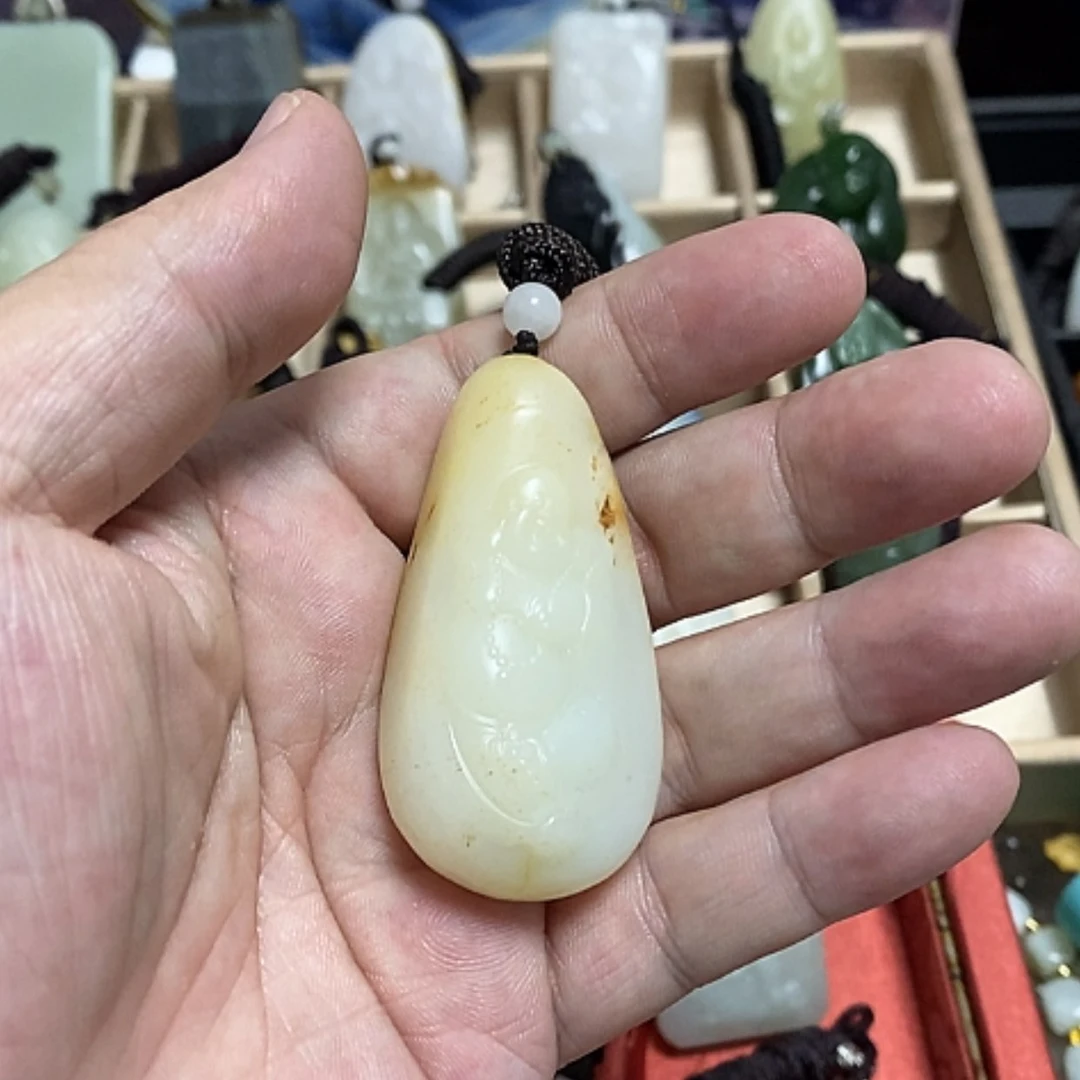 【闪购商品】和田玉颈饰未镶嵌笑*缘