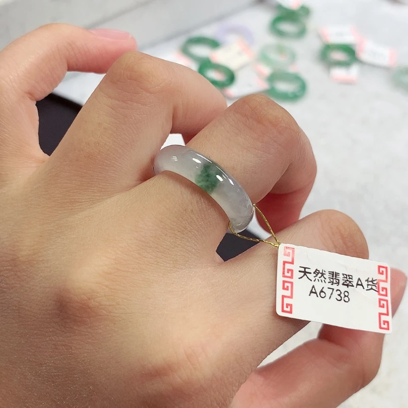 【闪购商品】未镶嵌戒指翡翠14号