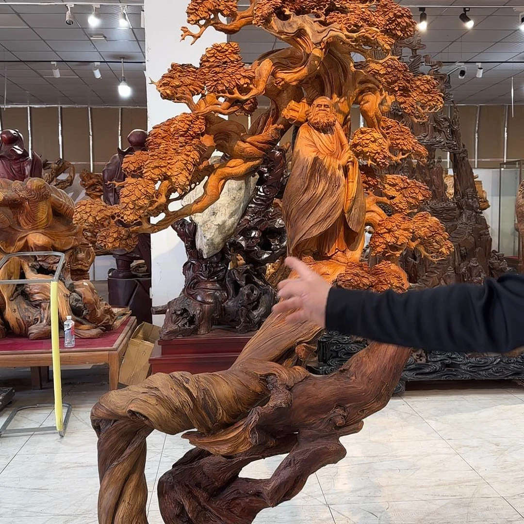 古***—木工艺品摆件包邮