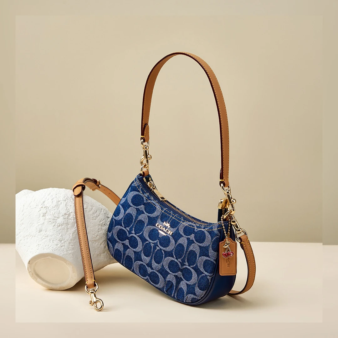 COACH｜【全国联保】蔻驰丹宁布TERI迷你斜挎包CY735