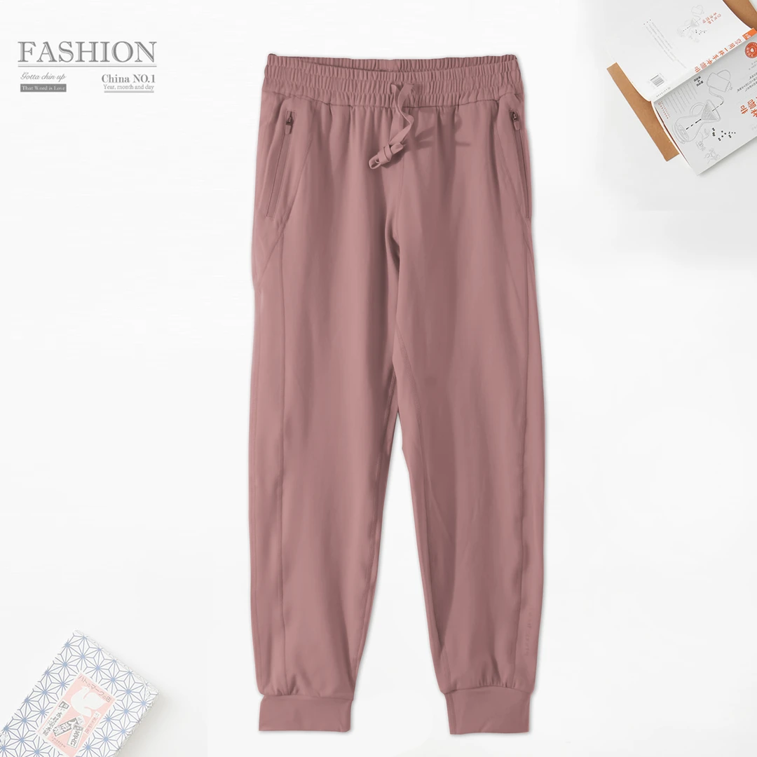 女士瑜伽长裤 高弹跑步骑车裤 01205束脚口时尚舒适瑜伽运动