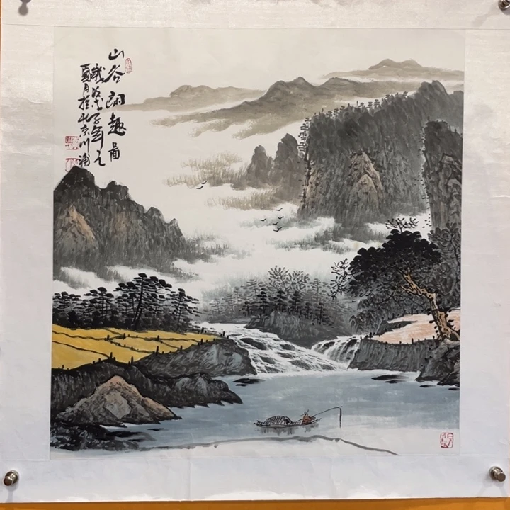 国画李川浦精品山水画