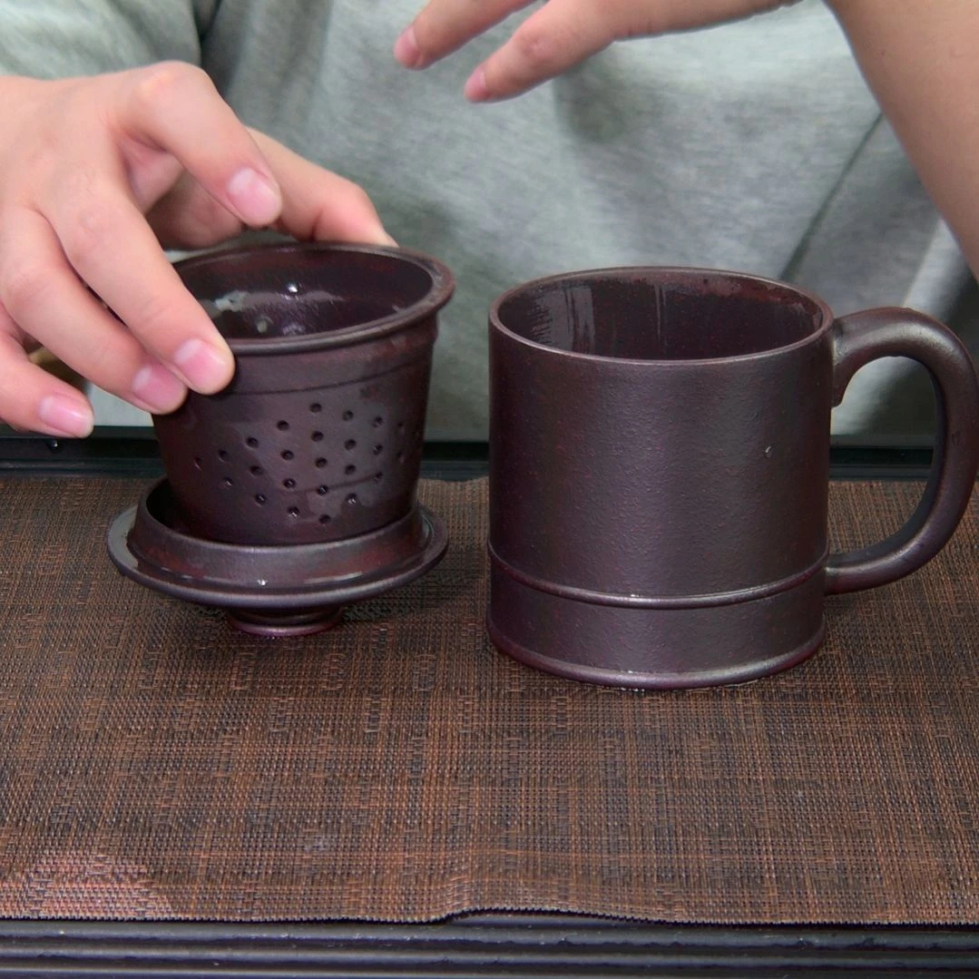 紫砂茶杯高货放漏