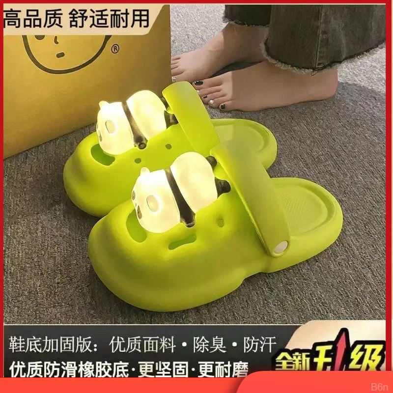 洞洞鞋女夏沙滩kt小猫小众ins可爱厚底季包头拖鞋外穿踩屎感凉鞋