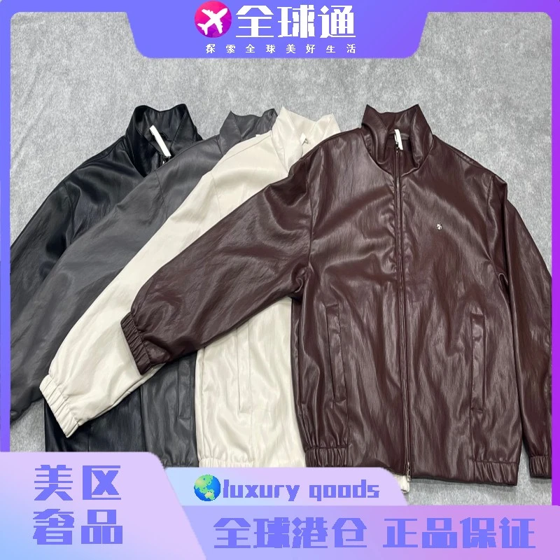 AML2510-K18-2025秋冬新款意大利高定立领长袖拉链防风夹克