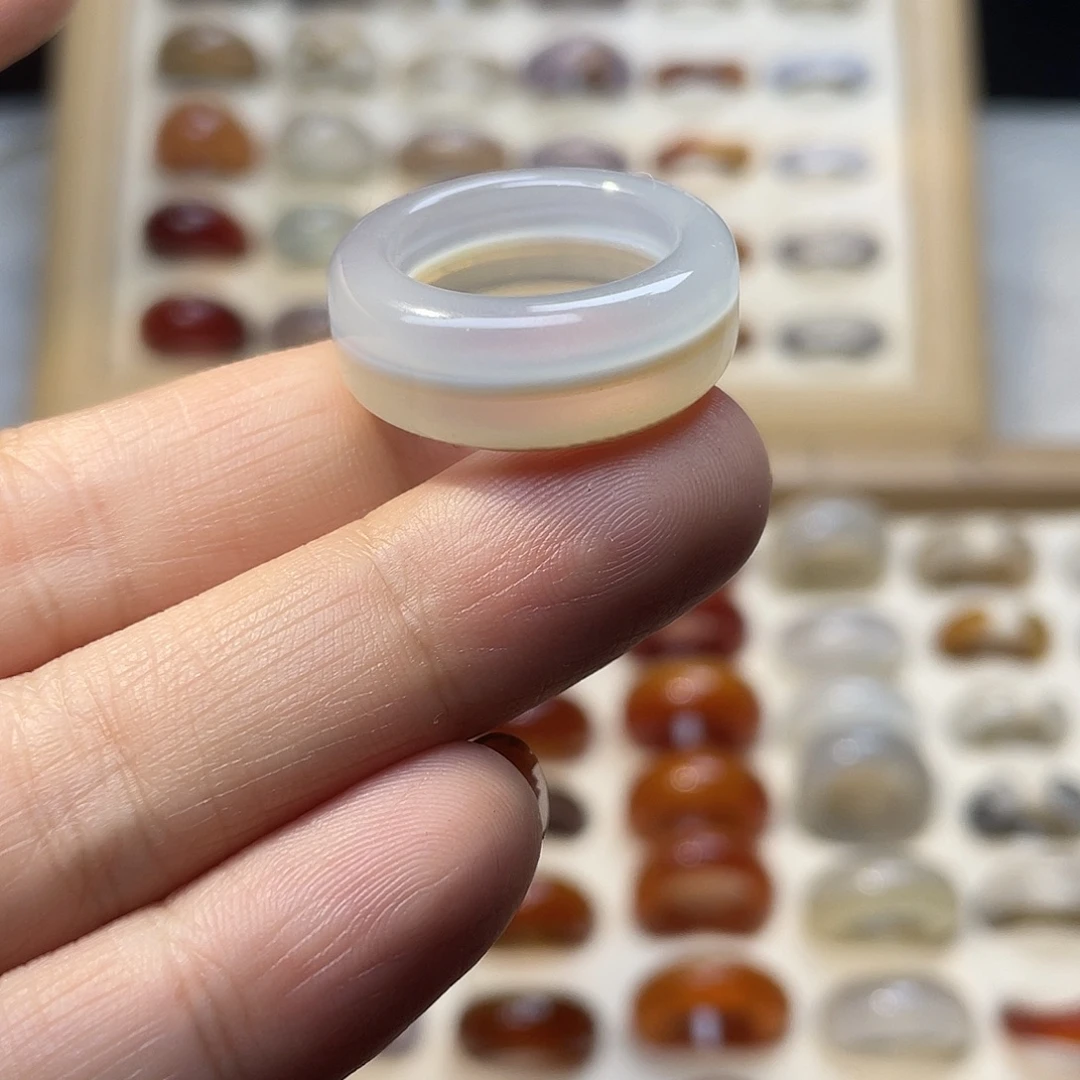 玛瑙/玉髓合金戒指A06港16/17不退换