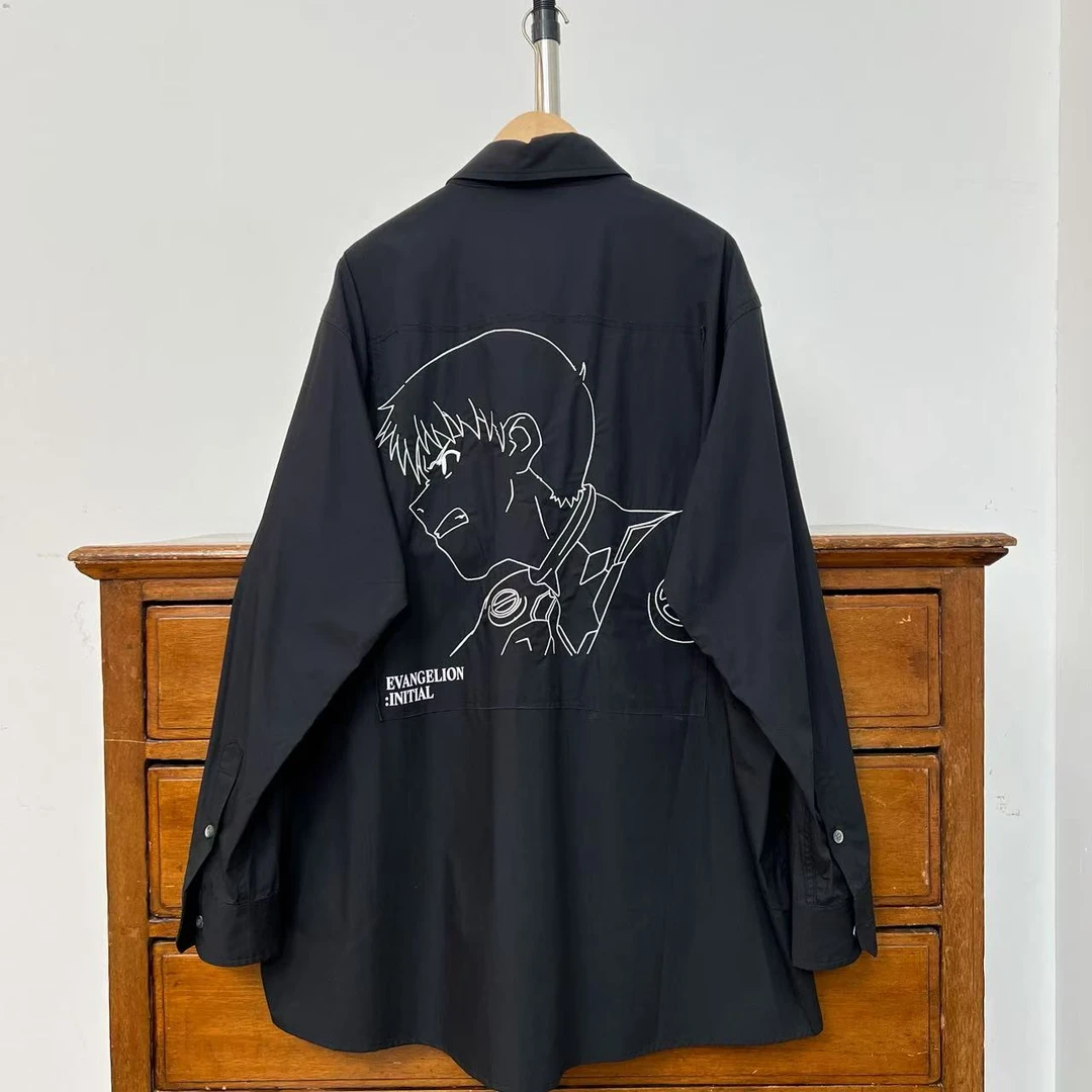 ini EV联名男款休闲阔版衬衫外套 XX062 DM25B124