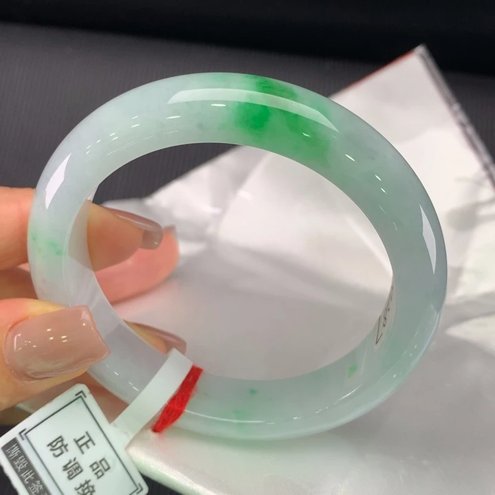 未镶嵌手镯翡翠正圈58