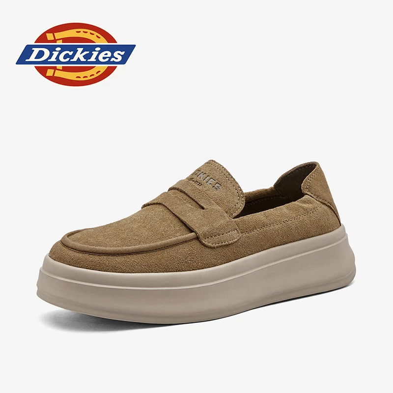 Dickies2025秋季新款皮鞋老钱风男鞋英伦复古时尚软底休闲皮鞋男