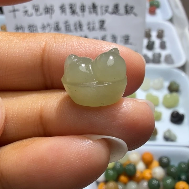 未镶嵌和田玉珠宝半成品