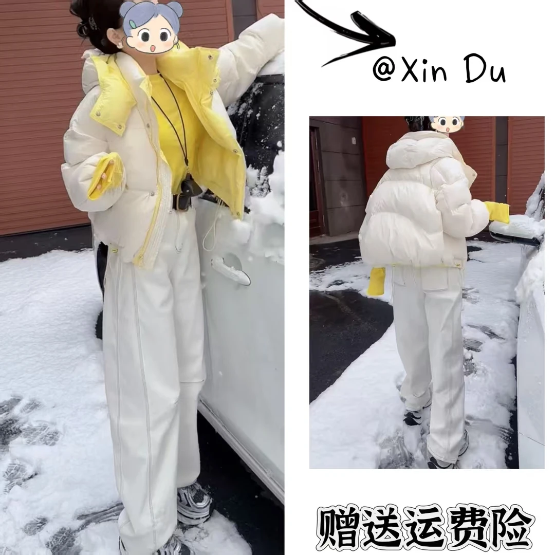 2025秋冬季新款时尚显瘦气质女士网红洋气棉服百搭款D23994