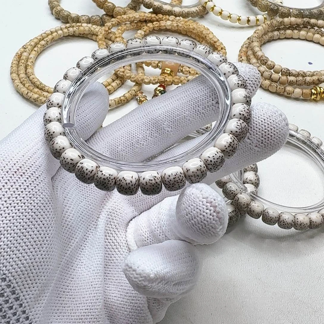 星月菩提吊坠24灭世糯冰石玉河豚8左右单圈