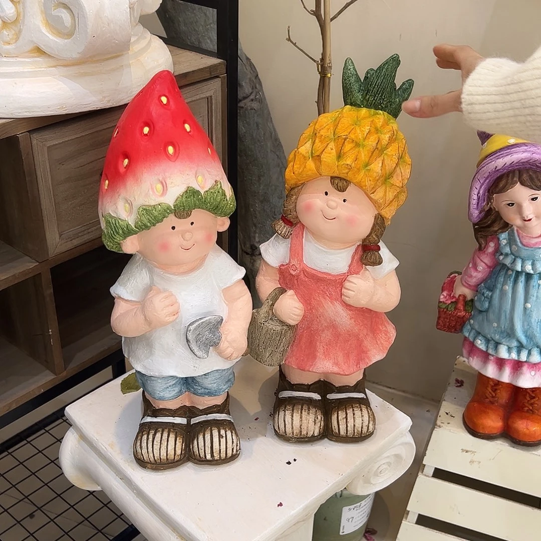 花园摆件红红火火