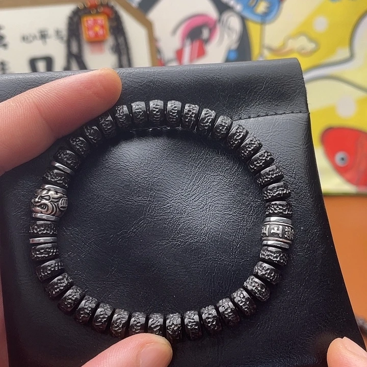 椰蒂手串8黑金耶噶吞金兽上上签