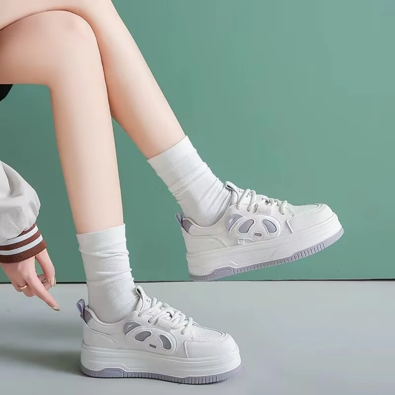 夏季新款韩版百搭休闲厚底小白鞋女