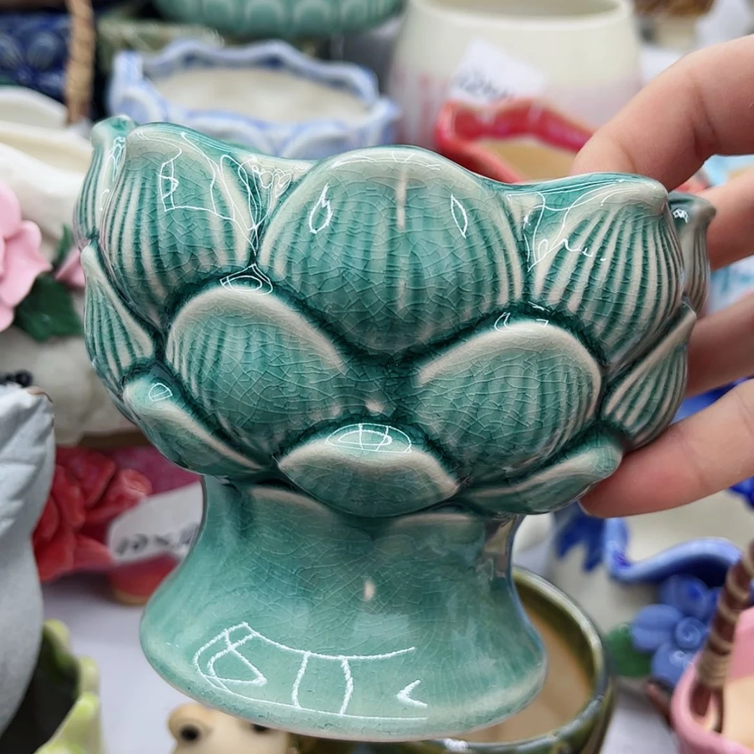 【闪购商品】陶瓷多肉绿植陶瓷花盆