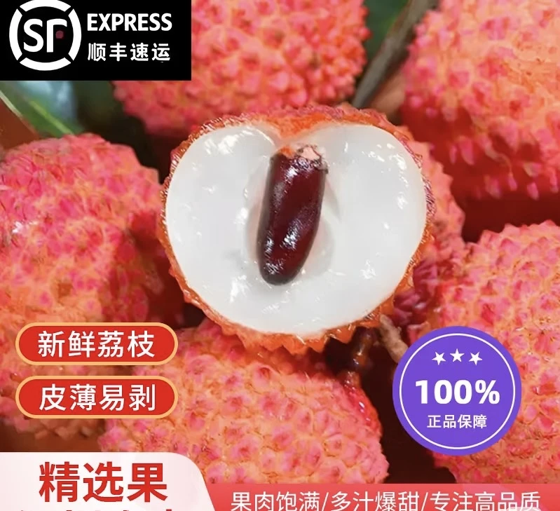 【顺丰空运包邮】糯米糍荔枝茂名高州新鲜采摘现发原产地在直发