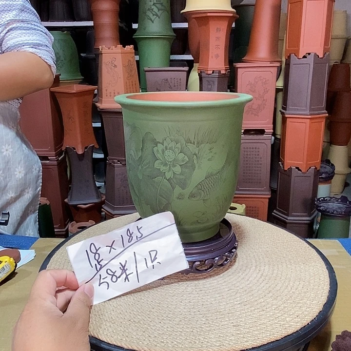 紫砂花盆紫砂花盆