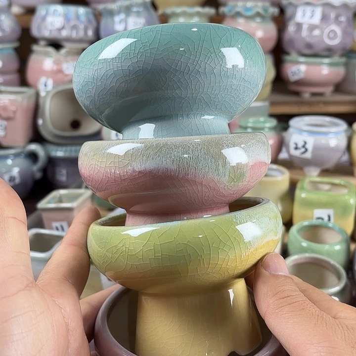 红陶量货/口8高7深浅搭配发6