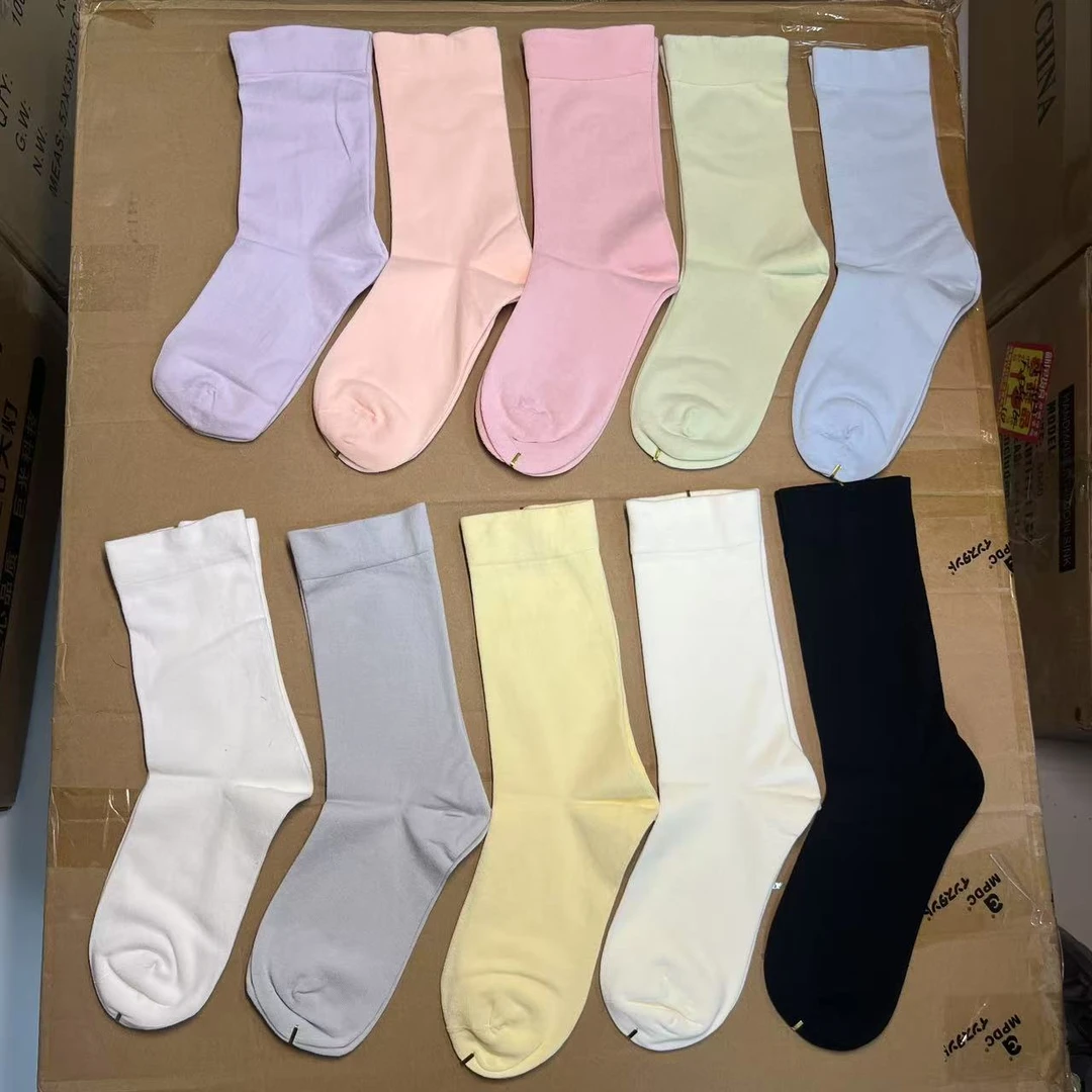 【3双装】女款中筒舒适百搭月子袜堆堆袜